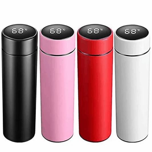 Generic Premium LED Smart Flask 500ml Stainless Steel Vacuum Insulated Temperature Display Water Bottle (Multicolor)